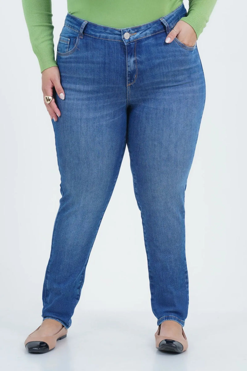 Calça jeans feminina wide leg cintura alta - Marrom Escuro | Pool Jeans