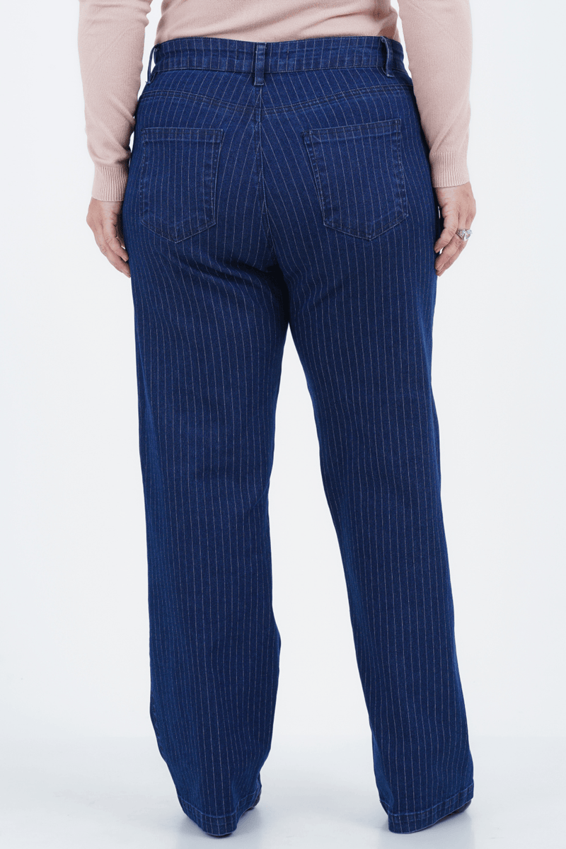 Calça Plus Size Feminino Reta Jeans Royal