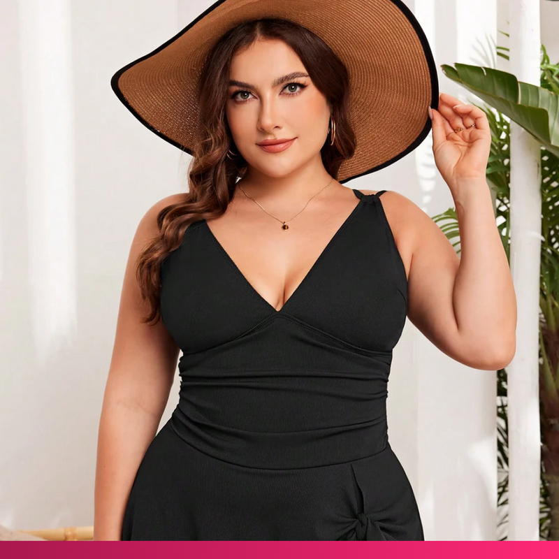 Maiô Vestido Plus Size
