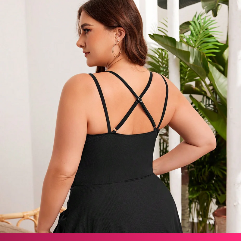 Maiô Vestido Plus Size