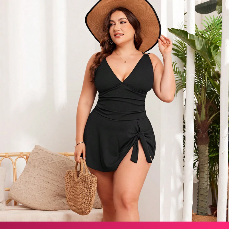 Maiô Vestido Plus Size