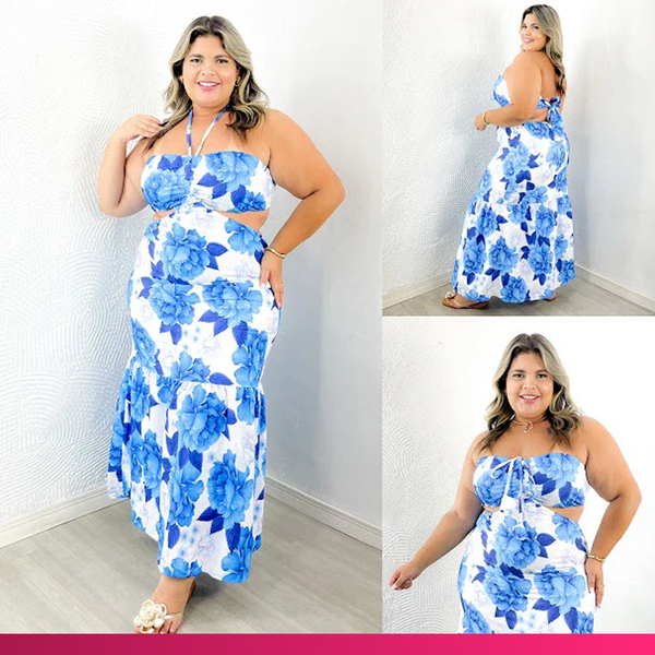 Vestido Longo Serena Plus Size