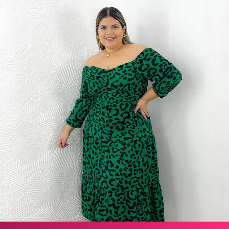 Vestido Longo Nanda Plus Size