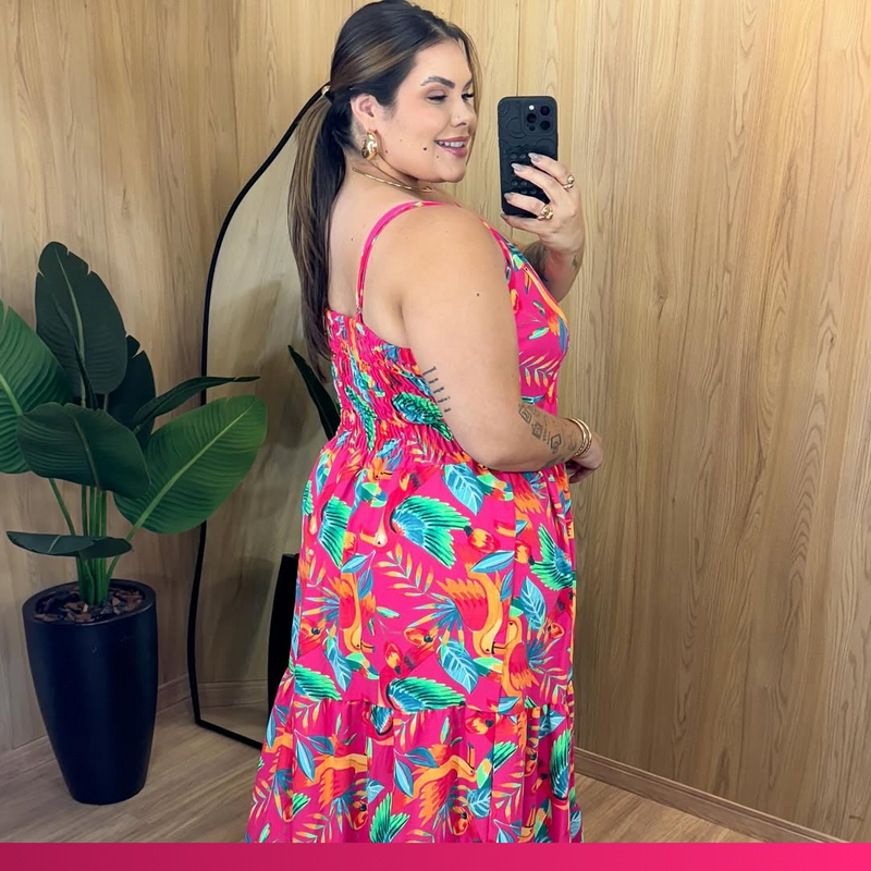 Vestido Longo Sther Plus Size