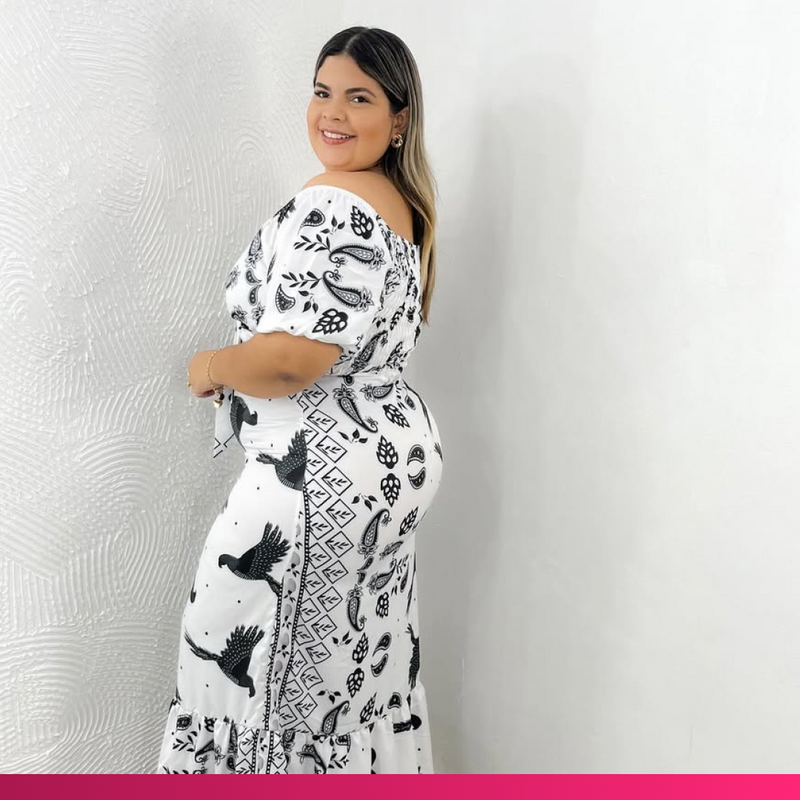 Vestido Longo Vanessa Plus Size