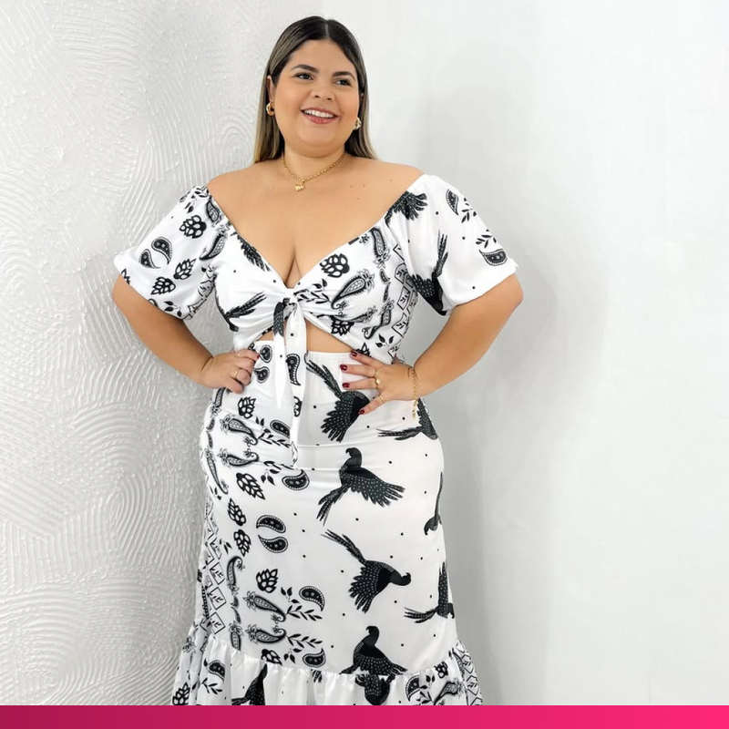Vestido Longo Vanessa Plus Size